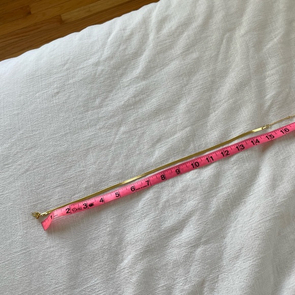 Madewell Delicate Collection Demi-Fine Skinny Herringbone Chain - Picture 7 of 8